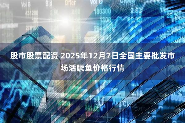 股市股票配资 2025年12月7日全国主要批发市场活鳜鱼价格行情